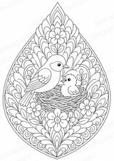 Muttertag Mandalas Ausmalbilder – Feste und Feiertage – 15 Malvorlagen – Materialseite 3