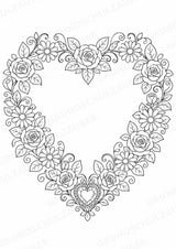 Muttertag Mandalas Ausmalbilder – Feste und Feiertage – 15 Malvorlagen – Materialseite 4