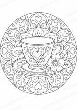 Muttertag Mandalas Ausmalbilder – Feste und Feiertage – 15 Malvorlagen – Materialseite 5
