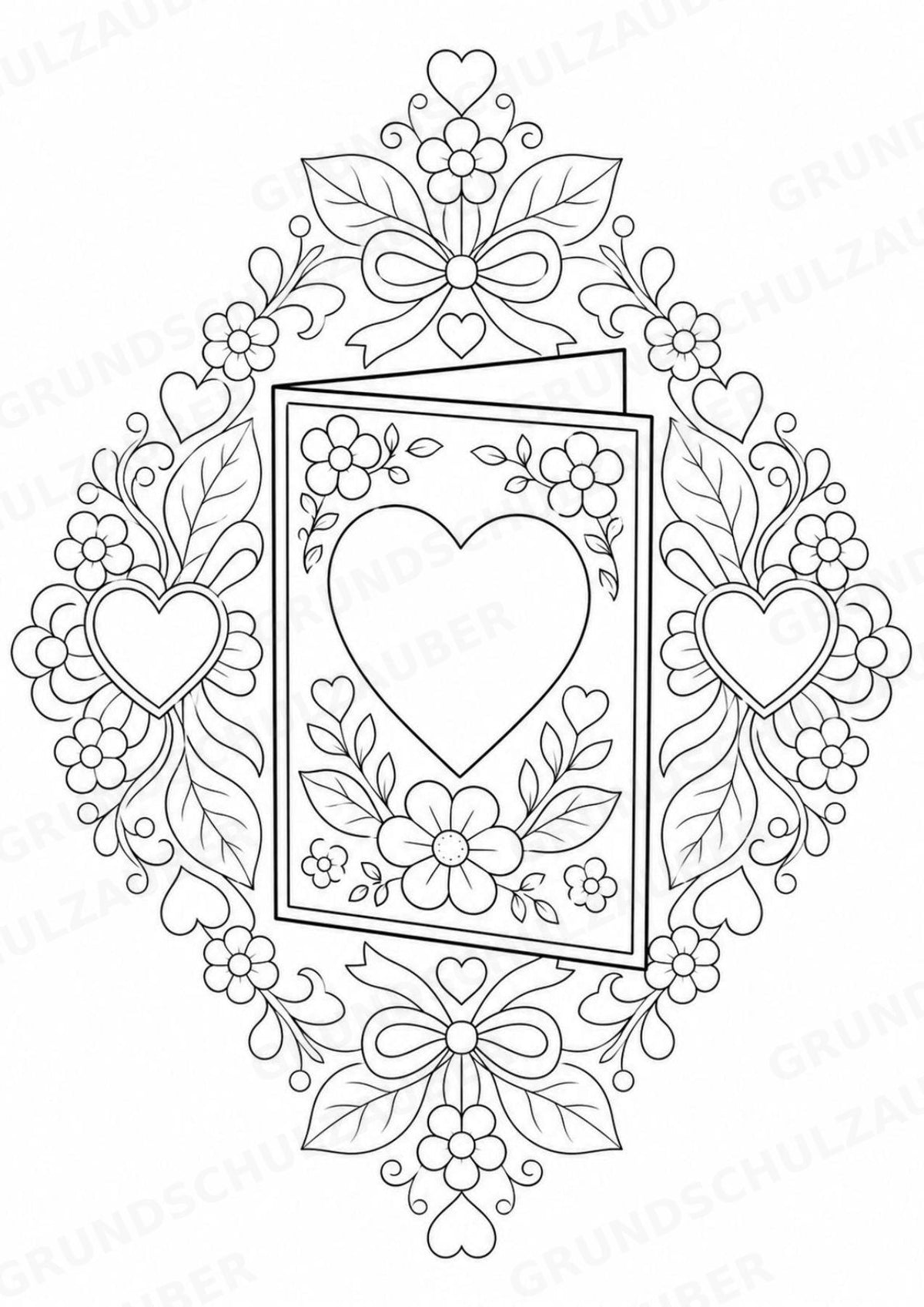 Muttertag Mandalas Ausmalbilder – Feste und Feiertage – 15 Malvorlagen – Materialseite 9