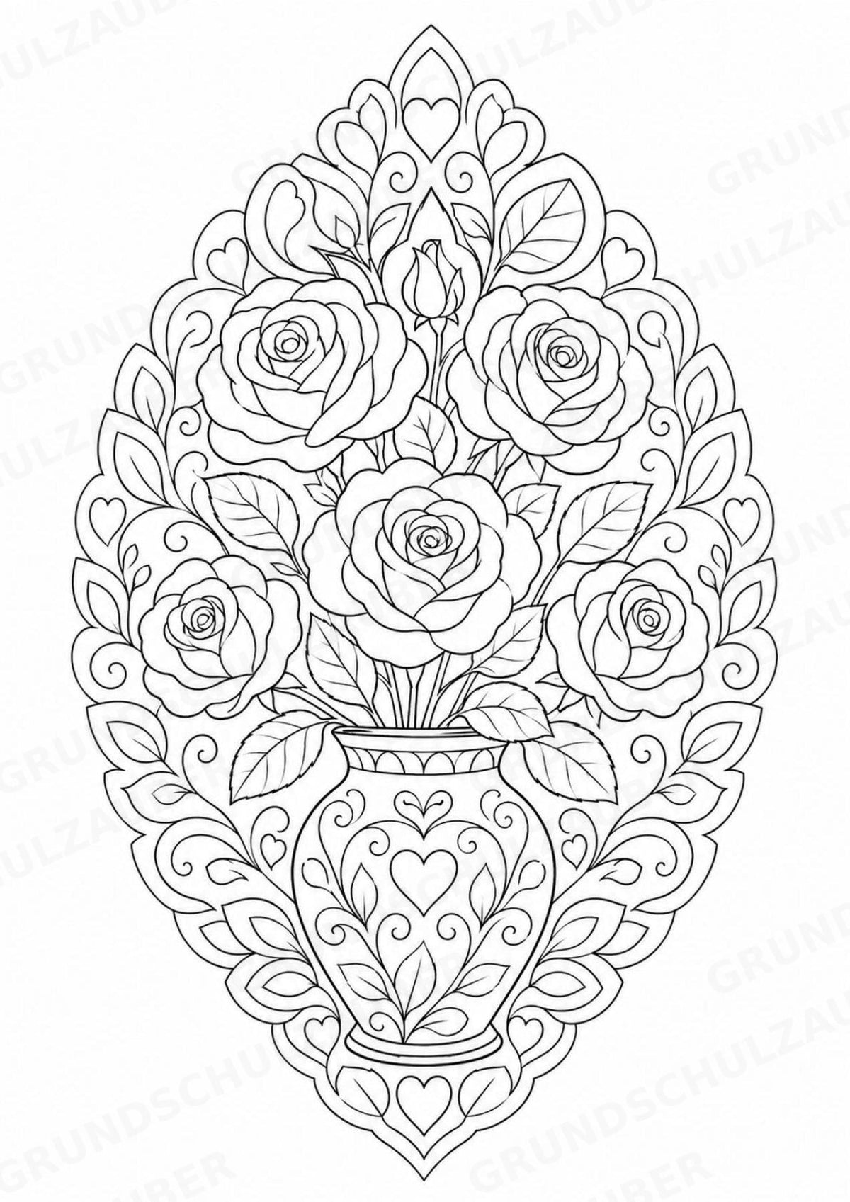 Muttertag Mandalas Ausmalbilder – Feste und Feiertage – 15 Malvorlagen – Materialseite 11