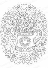 Muttertag Mandalas Ausmalbilder – Feste und Feiertage – 15 Malvorlagen – Materialseite 13