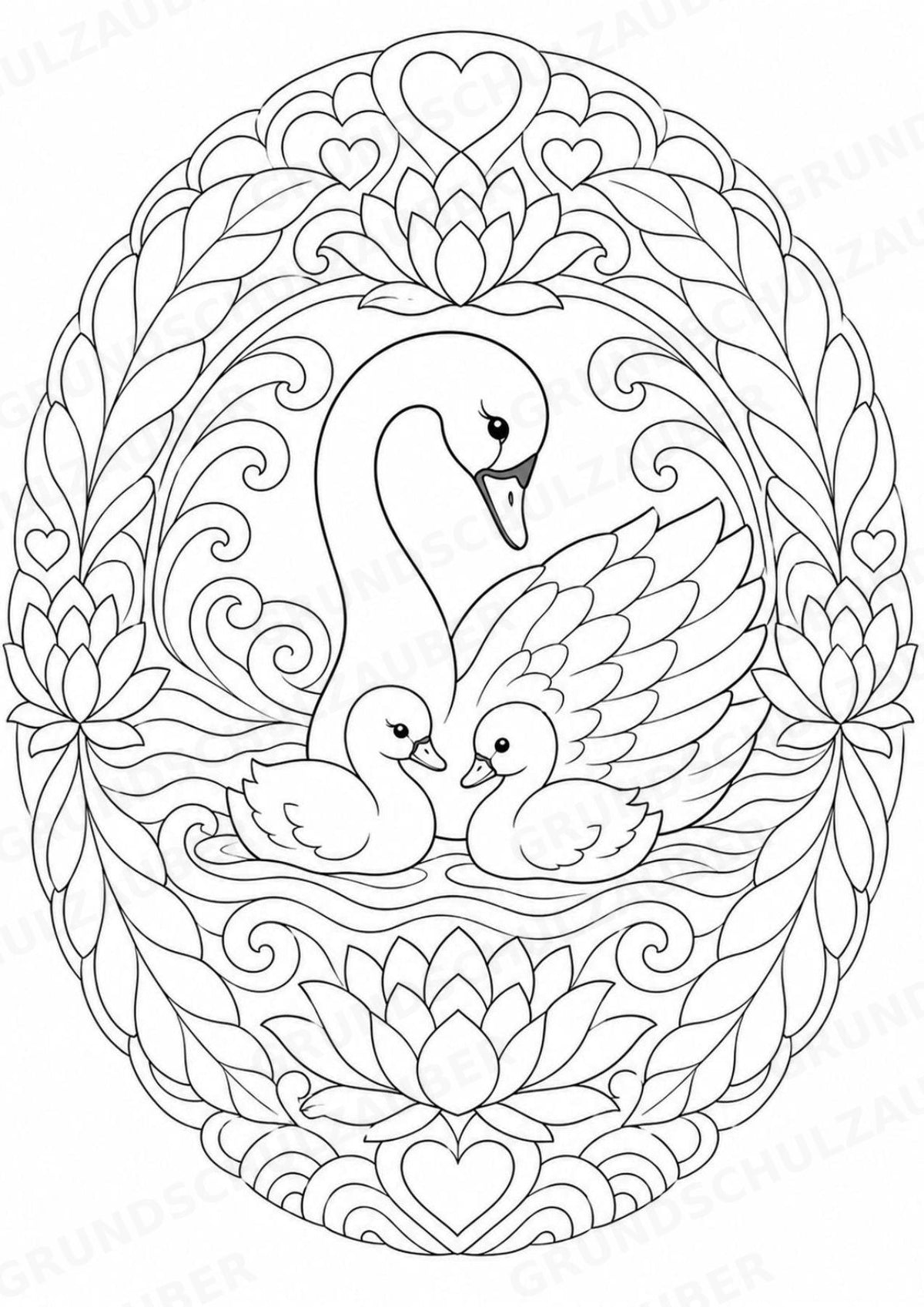 Muttertag Mandalas Ausmalbilder – Feste und Feiertage – 15 Malvorlagen – Materialseite 16
