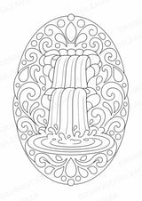 Natur Mandalas Ausmalbilder – Natur und Pflanzen – 15 Malvorlagen – Materialseite 3