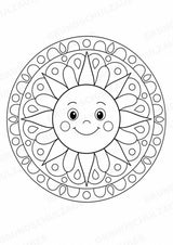Natur Mandalas Ausmalbilder – Natur und Pflanzen – 15 Malvorlagen – Materialseite 7