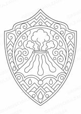 Natur Mandalas Ausmalbilder – Natur und Pflanzen – 15 Malvorlagen – Materialseite 11