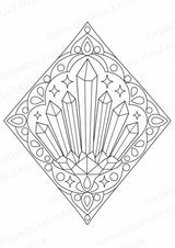 Natur Mandalas Ausmalbilder – Natur und Pflanzen – 15 Malvorlagen – Materialseite 12