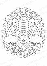 Natur Mandalas Ausmalbilder – Natur und Pflanzen – 15 Malvorlagen – Materialseite 13