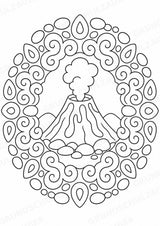 Naturkatastrophen Mandalas Ausmalbilder – Allgemeine Themen – 15 Malvorlagen – Materialseite 2