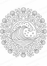 Naturkatastrophen Mandalas Ausmalbilder – Allgemeine Themen – 15 Malvorlagen – Materialseite 5