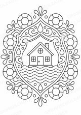 Naturkatastrophen Mandalas Ausmalbilder – Allgemeine Themen – 15 Malvorlagen – Materialseite 6