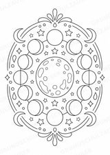 Naturphänomene Mandalas Ausmalbilder – Allgemeine Themen – 15 Malvorlagen – Materialseite 5