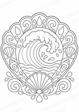 Naturphänomene Mandalas Ausmalbilder – Allgemeine Themen – 15 Malvorlagen – Materialseite 10