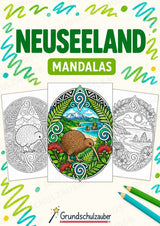 Neuseeland Mandalas Ausmalbilder – Länder und Kulturen – 15 Malvorlagen – Cover