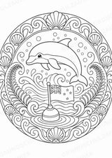 Neuseeland Mandalas Ausmalbilder – Länder und Kulturen – 15 Malvorlagen – Materialseite 9