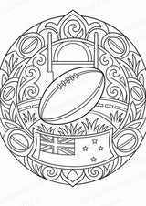 Neuseeland Mandalas Ausmalbilder – Länder und Kulturen – 15 Malvorlagen – Materialseite 12