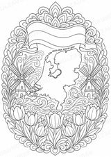 Niederlande Mandalas Ausmalbilder – Länder und Kulturen – 15 Malvorlagen – Materialseite 16
