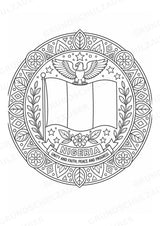 Nigeria Mandalas Ausmalbilder – Länder und Kulturen – 15 Malvorlagen – Materialseite 16