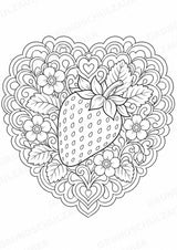 Obst & Gemüse Mandalas Ausmalbilder – Gemüse – 15 Malvorlagen – Materialseite 5