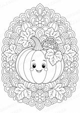 Obst & Gemüse Mandalas Ausmalbilder – Gemüse – 15 Malvorlagen – Materialseite 8