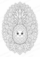 Obst & Gemüse Mandalas Ausmalbilder – Gemüse – 15 Malvorlagen – Materialseite 15