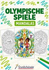 Olympische Spiele Mandalas Ausmalbilder – Sport – 15 Malvorlagen – Cover
