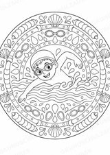Olympische Spiele Mandalas Ausmalbilder – Sport – 15 Malvorlagen – Materialseite 4