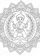 Olympische Spiele Mandalas Ausmalbilder – Sport – 15 Malvorlagen – Materialseite 6