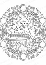 Olympische Spiele Mandalas Ausmalbilder – Sport – 15 Malvorlagen – Materialseite 11