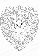 Ostern Mandalas Ausmalbilder – Feste und Feiertage – 15 Malvorlagen – Materialseite 4