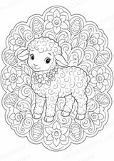 Ostern Mandalas Ausmalbilder – Feste und Feiertage – 15 Malvorlagen – Materialseite 5