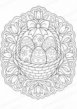 Ostern Mandalas Ausmalbilder – Feste und Feiertage – 15 Malvorlagen – Materialseite 7