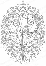 Ostern Mandalas Ausmalbilder – Feste und Feiertage – 15 Malvorlagen – Materialseite 8