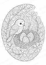 Ostern Mandalas Ausmalbilder – Feste und Feiertage – 15 Malvorlagen – Materialseite 9