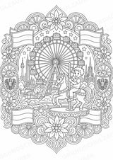 Österreich Mandalas Ausmalbilder – Länder und Kulturen – 15 Malvorlagen – Materialseite 14