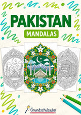 Pakistan Mandalas Ausmalbilder – Länder und Kulturen – 15 Malvorlagen – Cover