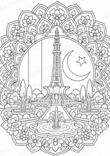 Pakistan Mandalas Ausmalbilder – Länder und Kulturen – 15 Malvorlagen – Materialseite 3