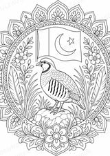 Pakistan Mandalas Ausmalbilder – Länder und Kulturen – 15 Malvorlagen – Materialseite 9