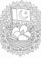 Pakistan Mandalas Ausmalbilder – Länder und Kulturen – 15 Malvorlagen – Materialseite 13
