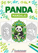 Panda Mandalas Ausmalbilder – Tiere – 15 Malvorlagen – Cover