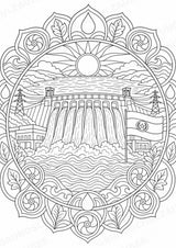 Paraguay Mandalas Ausmalbilder – Länder und Kulturen – 15 Malvorlagen – Materialseite 4