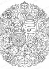 Paraguay Mandalas Ausmalbilder – Länder und Kulturen – 15 Malvorlagen – Materialseite 11