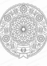Paraguay Mandalas Ausmalbilder – Länder und Kulturen – 15 Malvorlagen – Materialseite 13