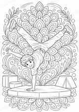 Parkour & Freerunning Mandalas Ausmalbilder – Allgemeine Themen – 15 Malvorlagen – Materialseite 12