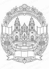 Peru Mandalas Ausmalbilder – Länder und Kulturen – 15 Malvorlagen – Materialseite 4