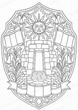Peru Mandalas Ausmalbilder – Länder und Kulturen – 15 Malvorlagen – Materialseite 5
