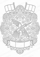 Peru Mandalas Ausmalbilder – Länder und Kulturen – 15 Malvorlagen – Materialseite 6