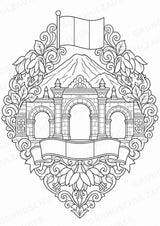 Peru Mandalas Ausmalbilder – Länder und Kulturen – 15 Malvorlagen – Materialseite 11