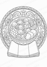 Peru Mandalas Ausmalbilder – Länder und Kulturen – 15 Malvorlagen – Materialseite 13