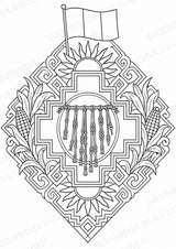 Peru Mandalas Ausmalbilder – Länder und Kulturen – 15 Malvorlagen – Materialseite 14